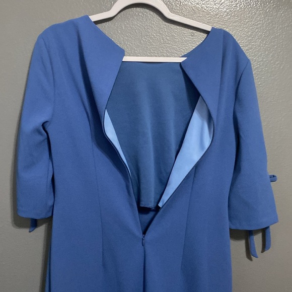 Connected Apparel Sheath Tie Dress - Picture 12 of 15